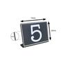 Mehrondo Table Number Plates (20 pieces) - Numbers 1-20 | Size: 74x52mm | Made in Japan