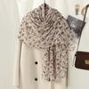 New plant flower print Bali yarn long shawl hot-selling thin breathable sunscreen windproof scarf women