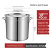 Rudolf Commercial Stainless Steel Stockpot with Lid