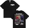 Rapper Kadec Santa Anna Tour 2025 Graphic T Shirts Unisex Unisex Vintage Hip Hop Fashion Tshirt High Quality Comfort Oneck T Shirt