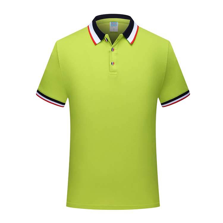 

YDD A011(WY528) Модна бавовняна триколірна смугаста сорочка ПОЛО з лацканами 200 г 2XL