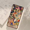 Wassily Kandinsky Abstract Artistic Case For Samsung Galaxy S23 S22 Ultra S8 S9 S10 Note 10 Plus Note 20 S21 Ultra S20 FE Fundas