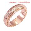 Rose Gold Color Suspended Carved Rose Flower Ring For Women Gold Rings Women'S Jewelry Rings Wedding Anniversary