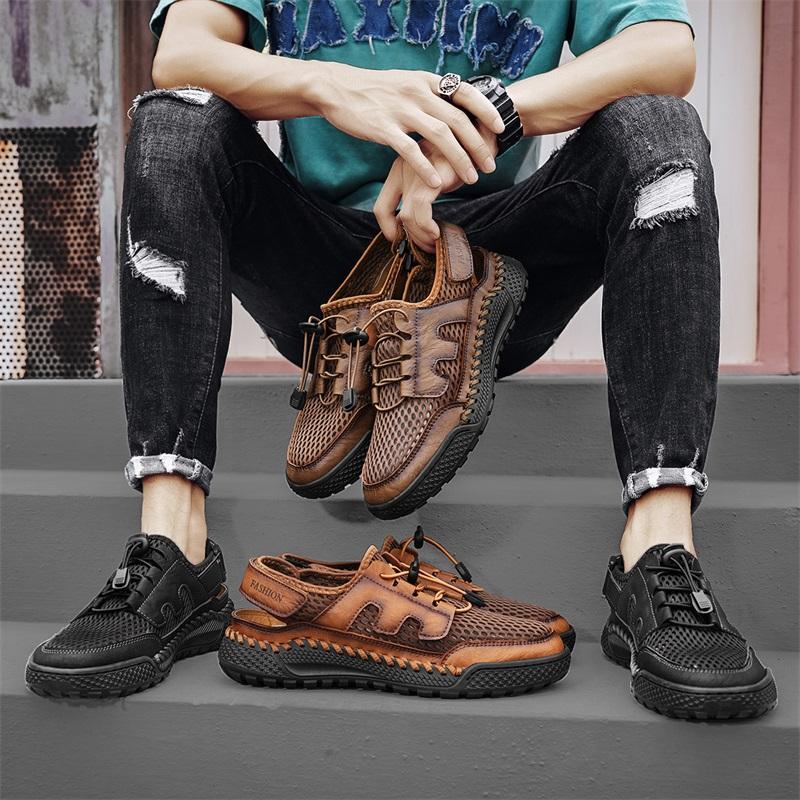 Men’s Sandals Outdoor Mesh Beach Sandals Casual Shoes Sneakers