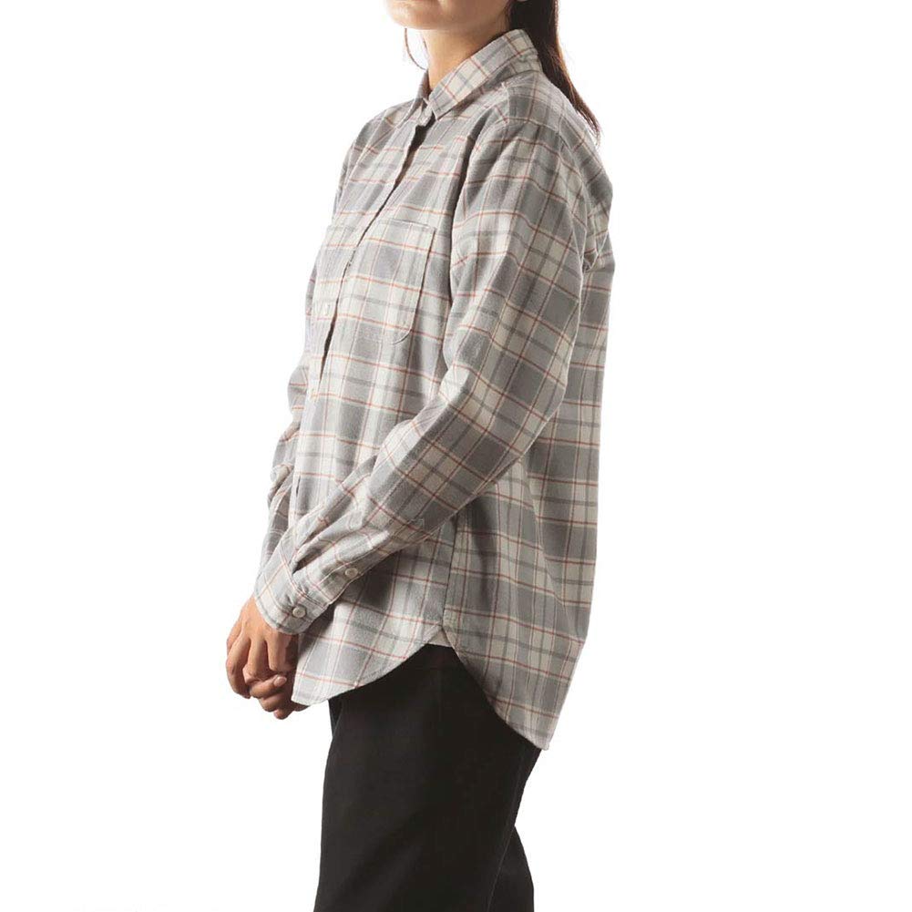 Foxfire TS Warm Check Shirt, Women's, Navy, Size S, Product Number [8112049], Moisture-Wicking, Quick-Drying, and Warm
