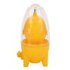 Egg Scrambler Manual Puller Portable Egg Yolk White Mixer with Silicone Pad for Golden Egg Making Yellow
