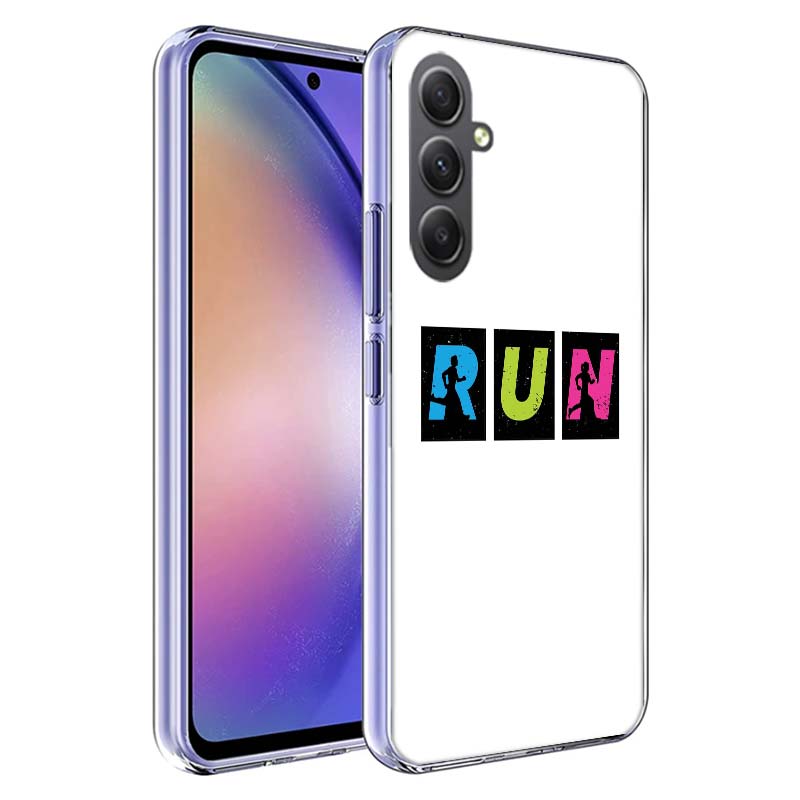 Triathlon Swim Bike Run Phone Case For Samsung A70 A50S A40 A30 A20E A16 A26 A36 A56 A17 Galaxy Note 20 10 9 8 A71 A51 A41 A31 A