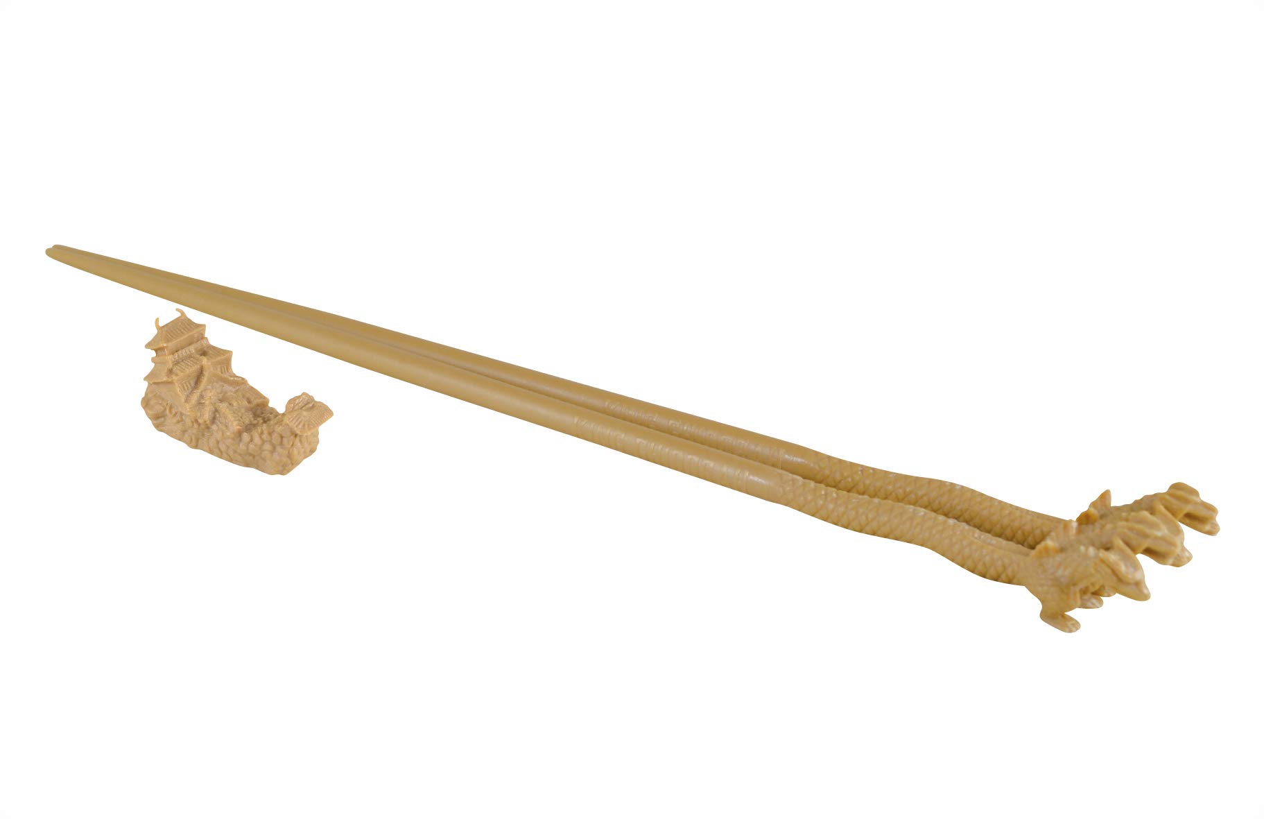 

Four Cart Light Godzilla Figure King with Chopstick Rest Chopsticks, Brown, Length Approx. 23cm, Chopsticks, Ghidorah,