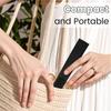 AAAF Hand Fan Foldable 12PCS 12PCS Black Folding Line Dance Popping Paper Fans Handheld Chinese Style Crafts