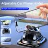 Dashboard Car Phone Mount 360 Degrees Rotatable Phone Holder with Non-Slip Pad One-Hand Operation Parking ID Plate Holder for IPhone for Android