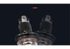 Popular Plug-in Bi-LED P10 Projector Lens Motorcycle H4 Mini Headlight with Devil Eye