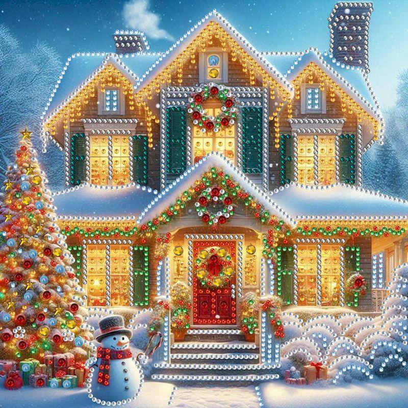 GATYZTORY 5D DIY Special Shape Diamond Painting Diy Crafts Diy Gift House Scenery Paint With Diamonds Art Supplies Art Supplies