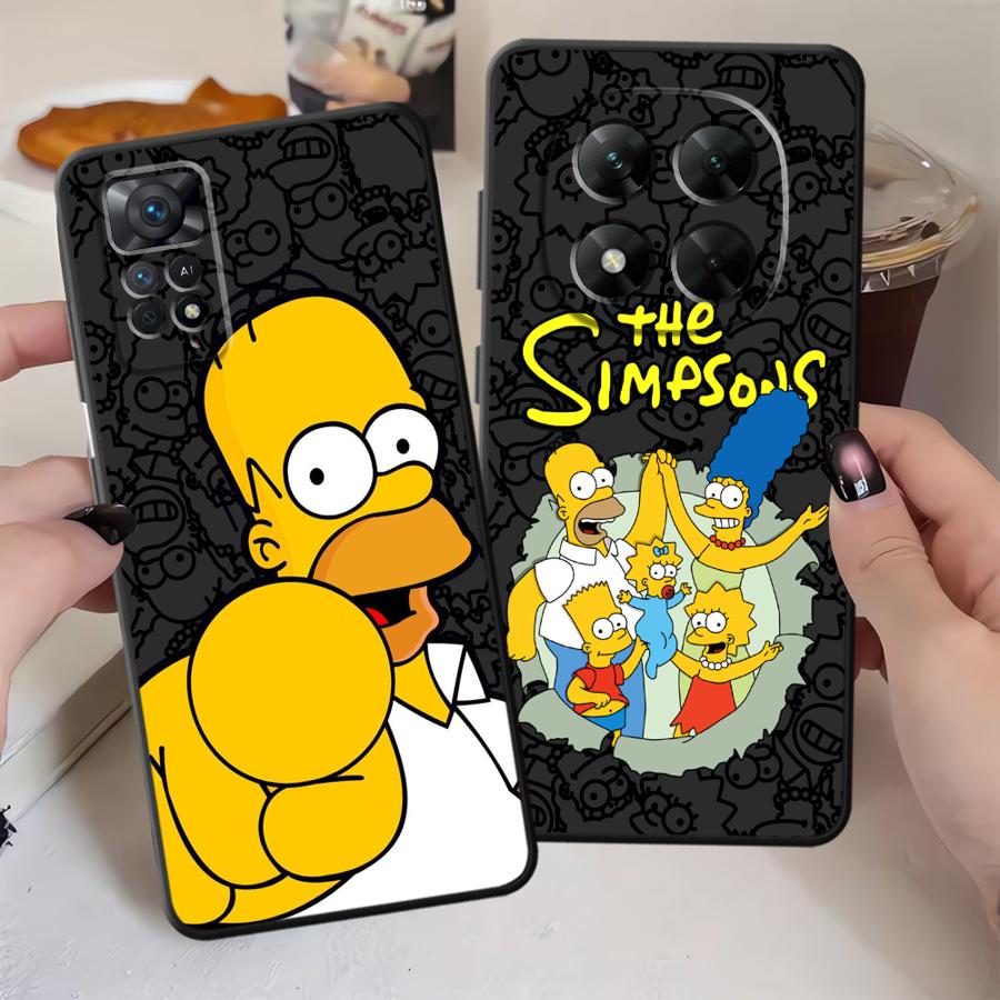 Cute S-simpsons Funda Phone Cover Case for Xiaomi Redmi Note 7 8 11s 12s 13 Pro Plus 10 9 12 Pro 10S 9S 14 11