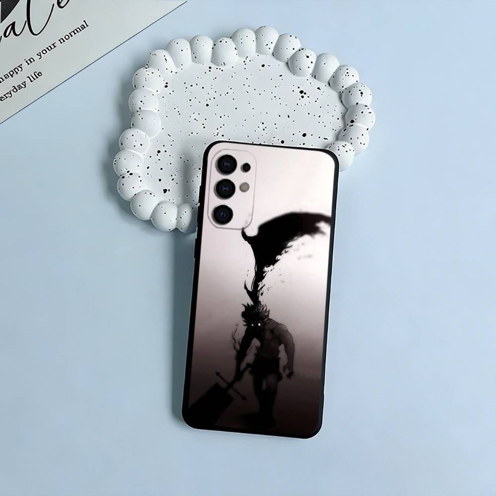 

C-Clover Asta B-Black Phone Case For Samsung S25,S24,S21,S22,S23,S30,Ultra,S20,Plus,Fe,Lite,Black Soft Silicone Samsung S20ULTRA5G