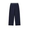 FILA Heritage Simple Classic Fashion Retro Casual Versatile Comfortable Knitted Sports Pants Women bottoms Cigarette-Blue F11W628611FDB