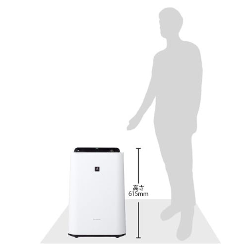 Sharp Humidifying Air Purifier Plasmacluster 7000 Standard 13 tatami / Air Purifier 23 tatami 2017 Model White KC-H50-W