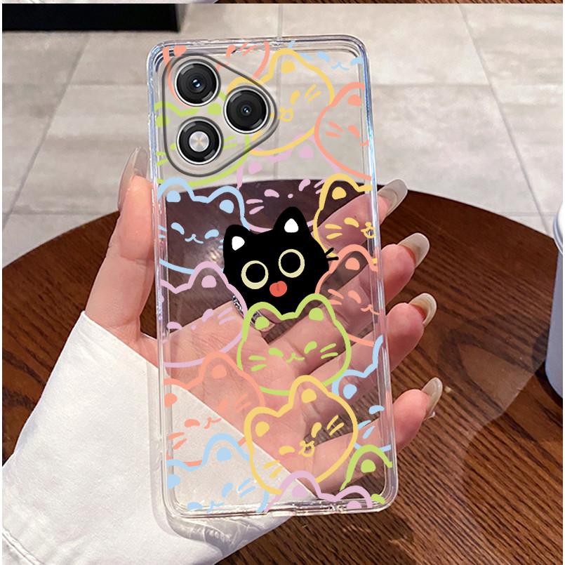 For Honor 400 Lite 5G Case ABR-NX1 Clear Luxury Cute Love Rabbit Funny Cool TPU Soft Silicone Casing Honor 400Lite Back Cover