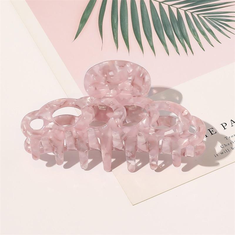 New Claw Clip Acetate Hair Clips for Women Elegant Colorful Solid Color Girls Hair Barrettes Hair Clips Hair Accessories