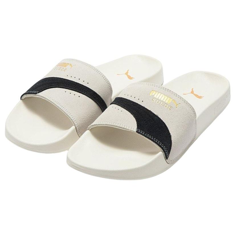 Puma Leadcat 2.0 Suede Og Slide Sandals Unisex Footwear Off-White 389117-02