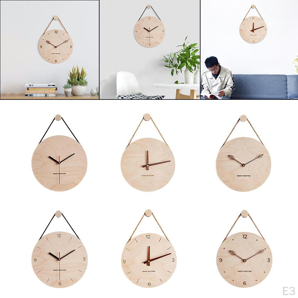 Decorative Wall Non-Ticking Digital Battery Operated Round Easy to Read /Office/