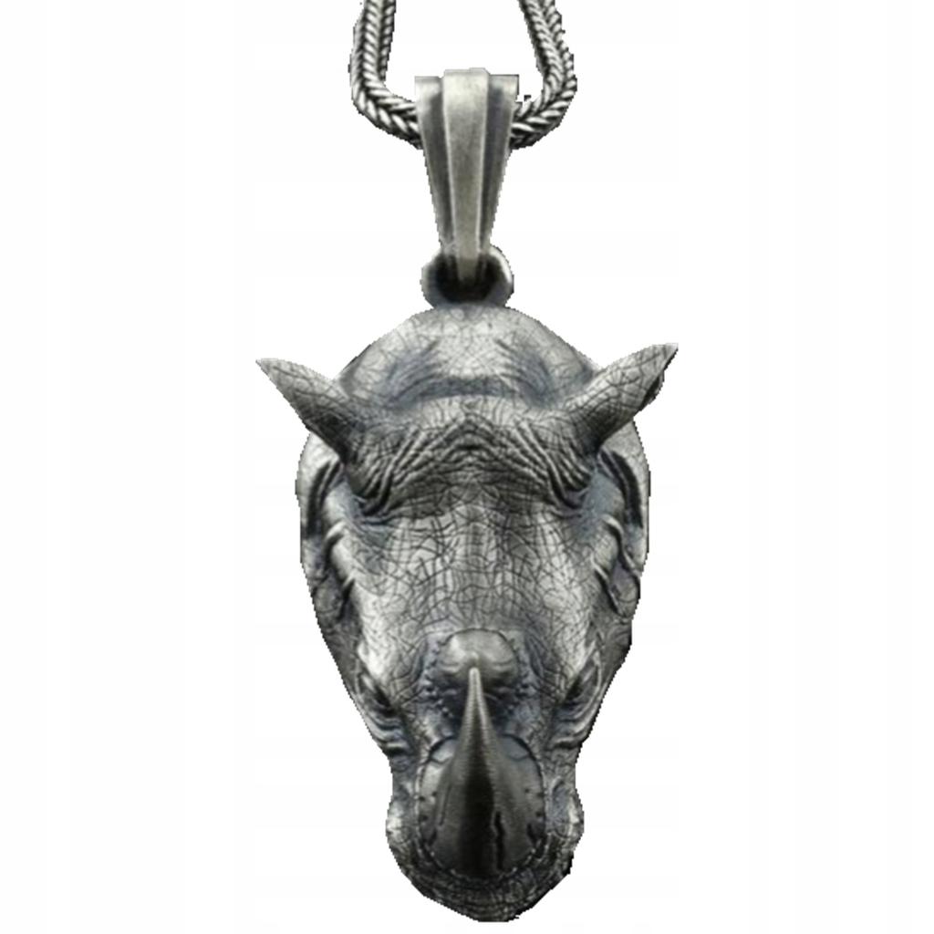 Rhinoceros Necklace Protection Amulet Mythology 138
