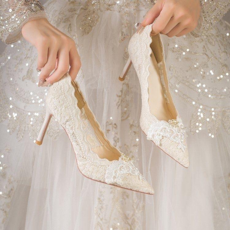 French Beautiful Versatile Comfortable Single Shoes Women's 2025 Spring and Summer New Fashion Pointed Head Shallow Mouth Stiletto High Heels Women