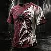 Men's Halloween Print Neck T-Shirt