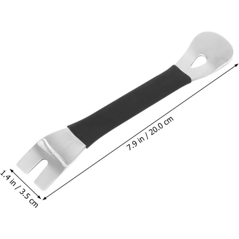 

Металлический лом, рычажная пластина, нескользящая рукоятка, высокая твердость, металл, многофункциональный, съемный, гвоздь, дверь, радио, разборка и сборка 1pc серебряный