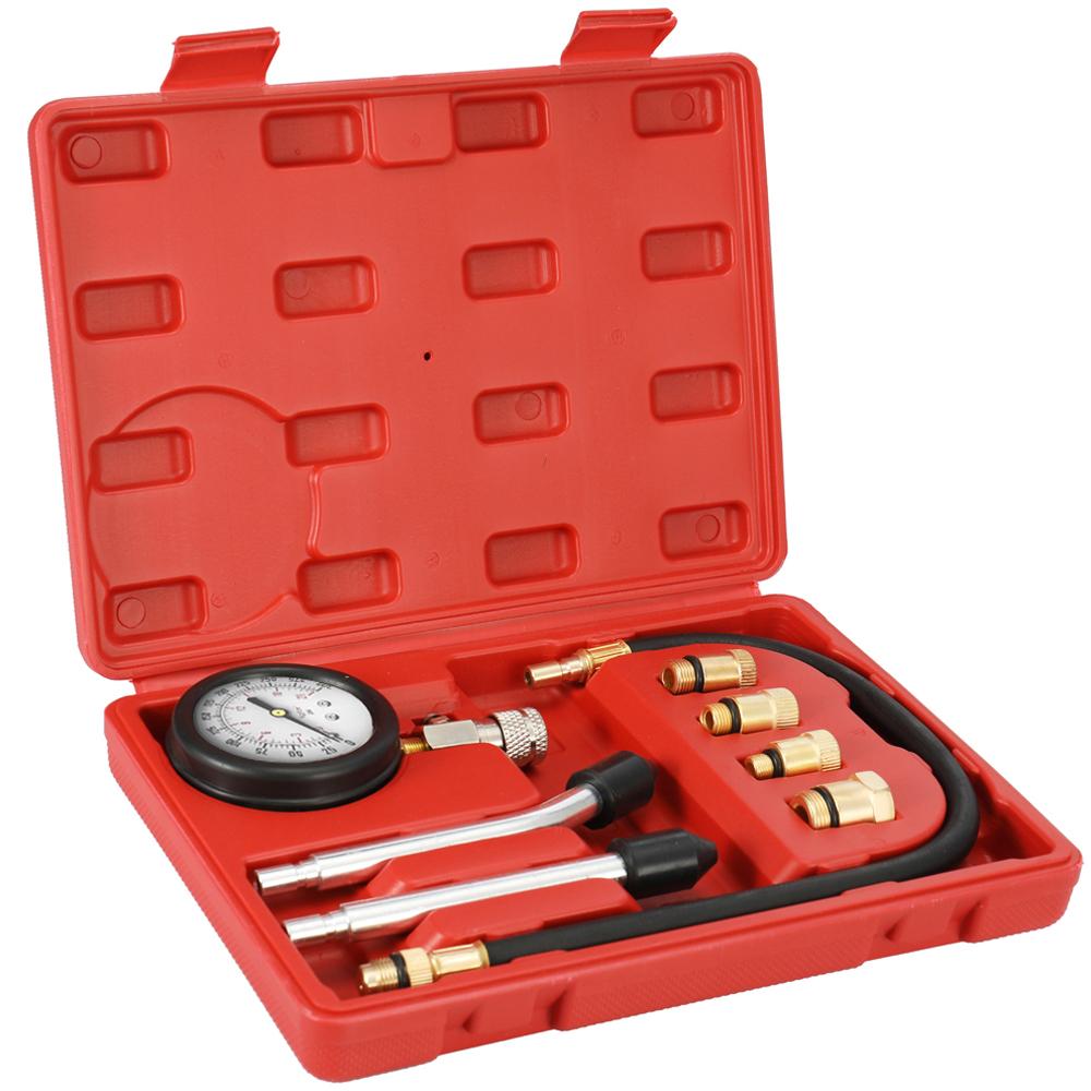 Gasoline Engine Tester Auto Petrol Gas Engine Cylinder Automobile Pressure Gauge Tester Automotive Test Kit 0 300psi