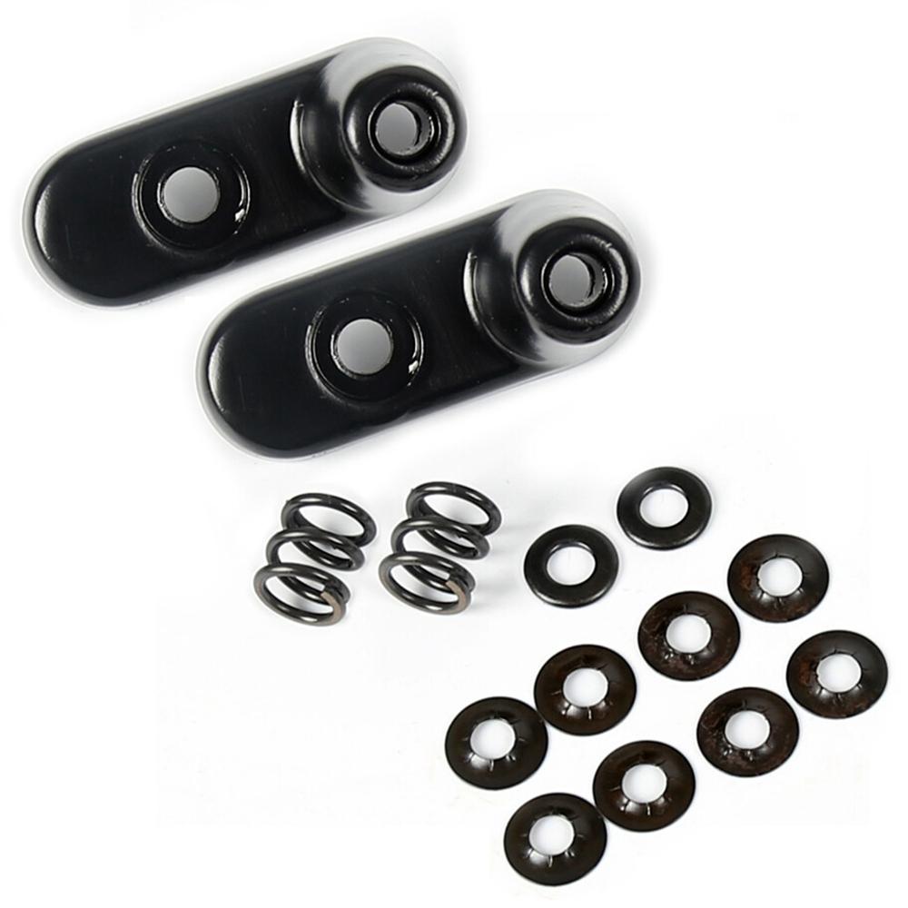 For 2003-2006 Jeep Wrangler Sun Visor Bracket Repair Kit 924-532 Black Aluminum