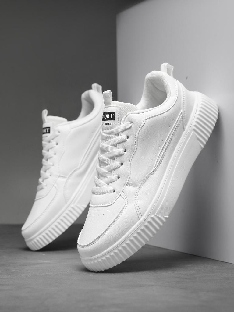 Korean Style Casual Couple Board Shoes - Lightweight, Cold-Adhesive, High-Quality Little White Sneakers