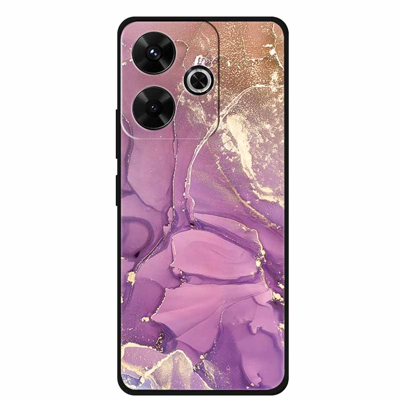 Fashion Cover For Xiaomi Poco M6 Pro Girly Case For Funda Poco M6 Coque Soft Silicone Phone Case Xiaomi Poco M6 Pro Protector