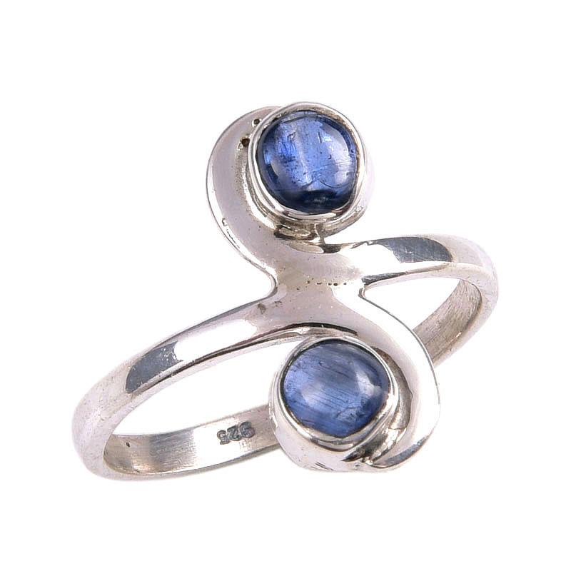 Natural Kyanite Gemstone Handmade 925 Solid Sterling Silver Gift Ring S.6 F6d12