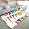 Numberblocks Personalized Name Floor Mat Design for Hallway Living Rooms Foyer Dining Room Antislip Carpet Anime Office Decor Best for Christmas
