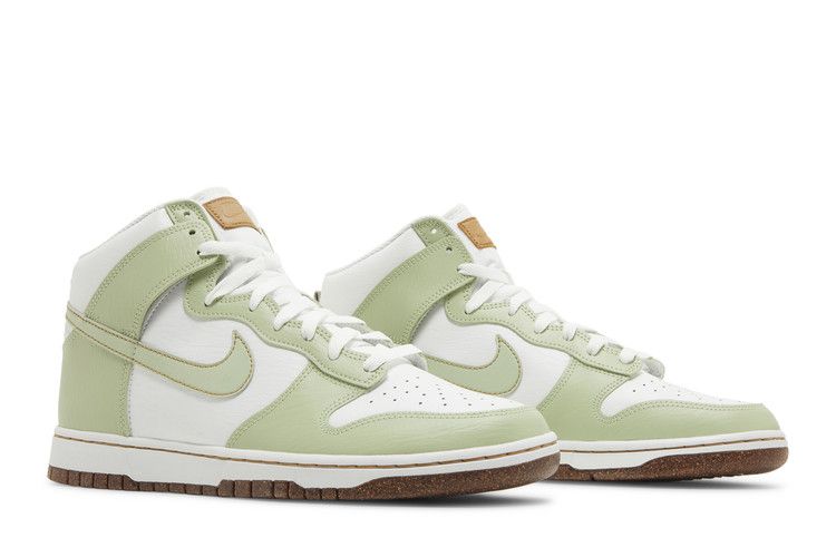 Men's Sneakers Nike Dunk High SE Inspected By Swoosh Honeydew Honeydew/Honeydew-Summit White