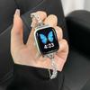 Modny Damski Pasek do Apple Watch, Regulowany Zamienny Pasek Kompatybilny z Apple Watch 38-49mm Series Ultra SE 1-11, Tylko Pasek