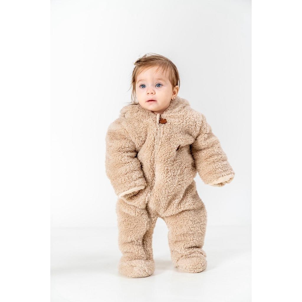 Unisex Baby Welsoft Combed Cotton Lined Baby Astronaut Cosmonaut Jumpsuit With Gloves, Baby Coat