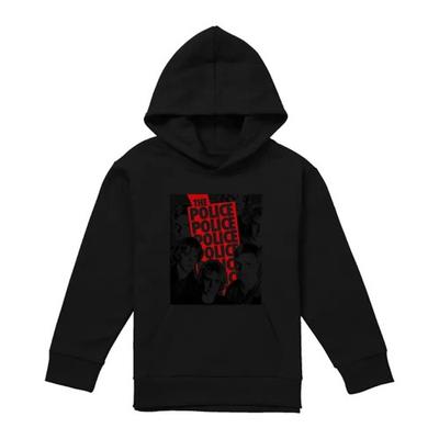 Childrens/Kids Collage Repeat Logo Hoodie