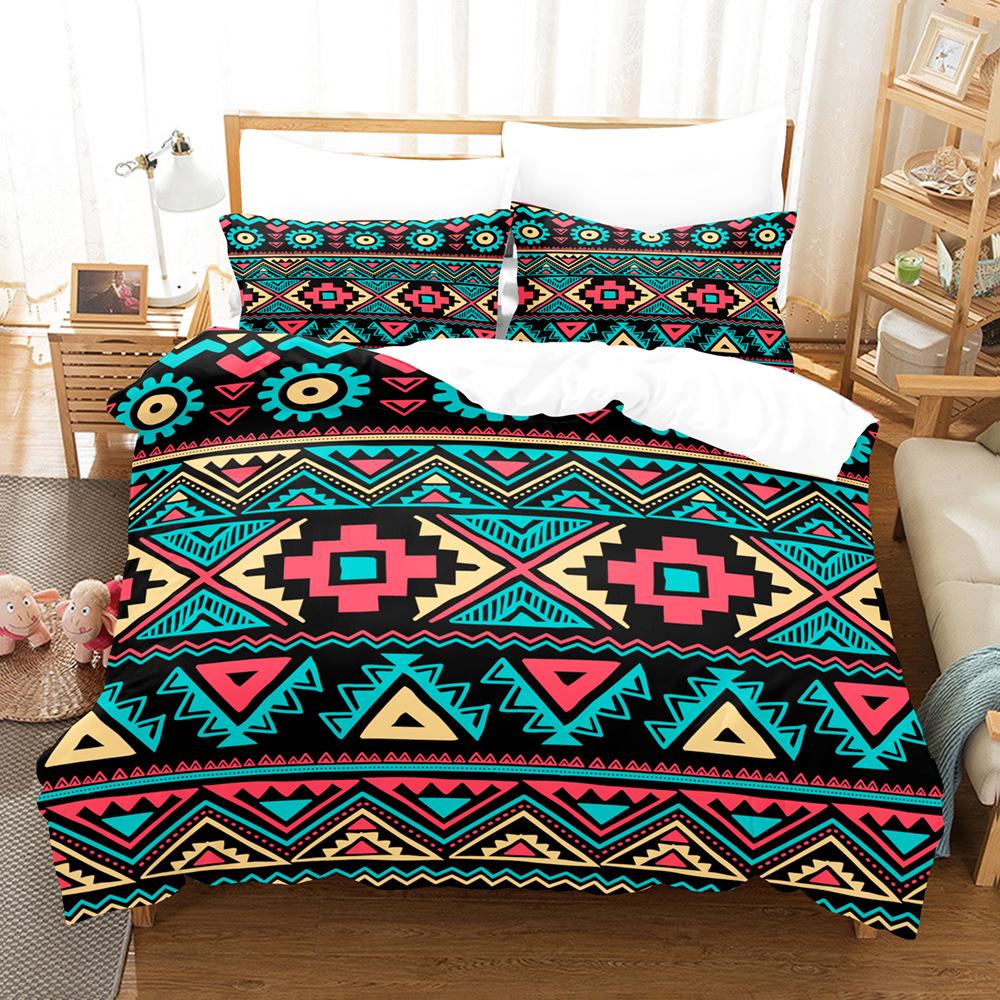 Mandala Bohemian Bedding For Adults, Winter Duvet Cover Sets,Twin,Full,Queen,King,Bedroom Set, Boho Flower Home Textile, 228x228