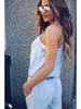 European & American Waist-Slimming Fashion Jeans Jumpsuit
