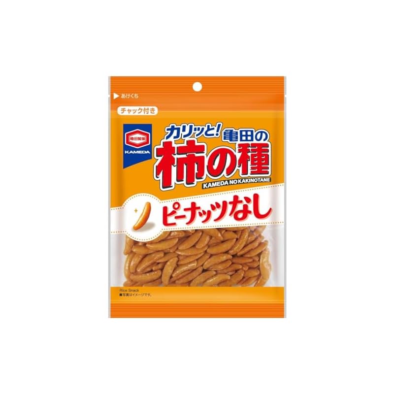Kameda Seika Kameda Kaki no Tane (rice crackers) without peanuts, 100g x 12 bags