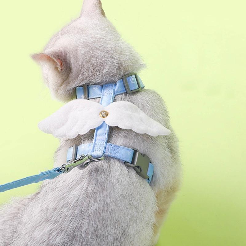 Adjustable Cat Leash No Pull Cat Harness Cat Leash for Walking Escape Proof