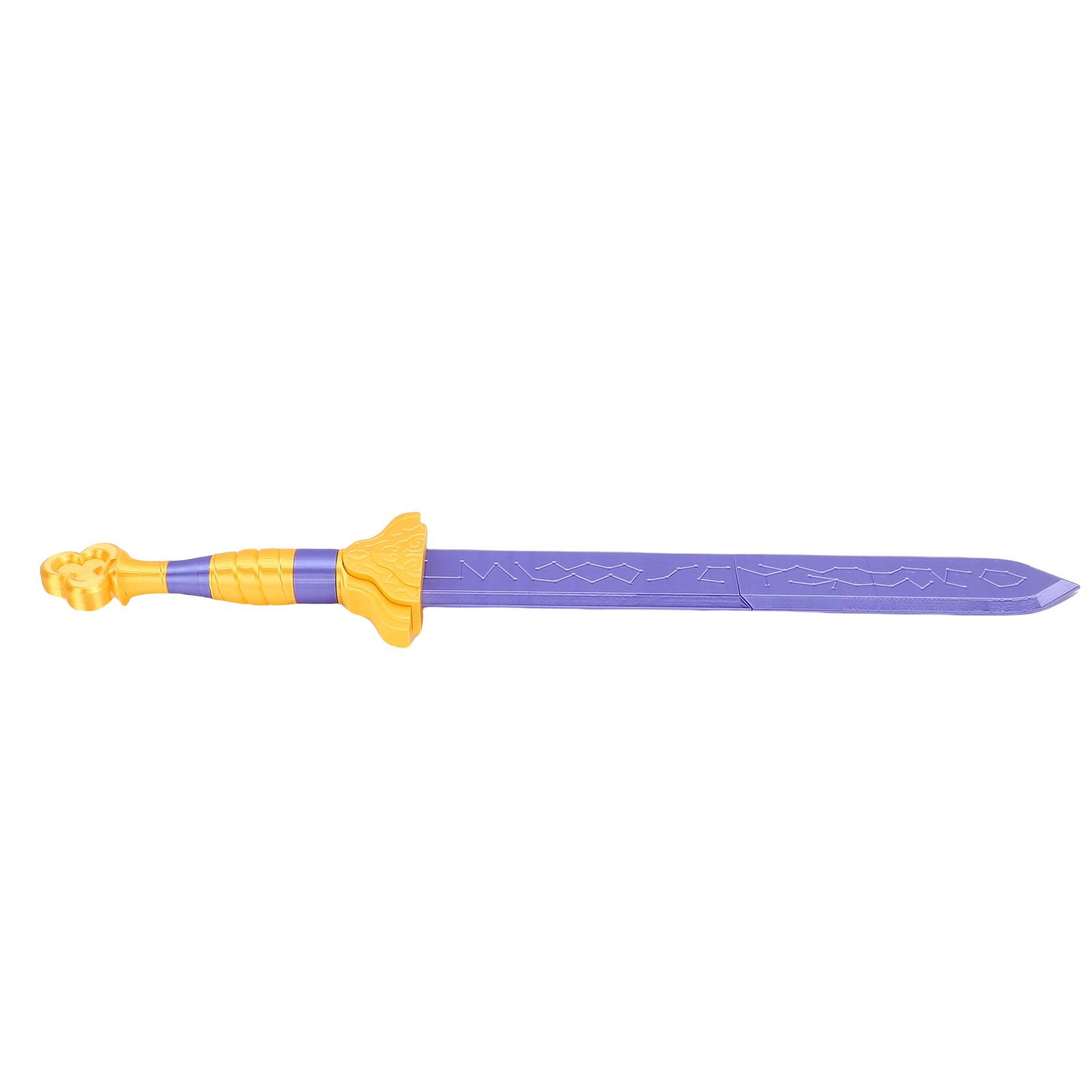 

3D Printing Sword Toy PLA Role Playing Sword Cosplay Costume Prop for Collection Festival Holiday Gifts Yellow Blue