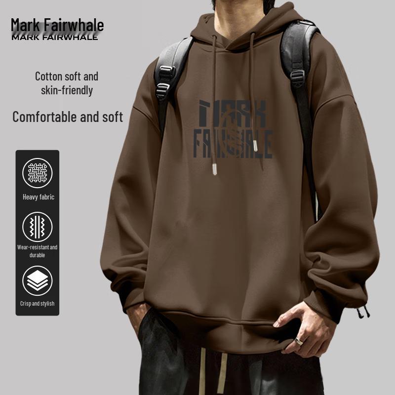 Mark Fairwhale Herren Übergroßer Hoodie Schwergewicht
