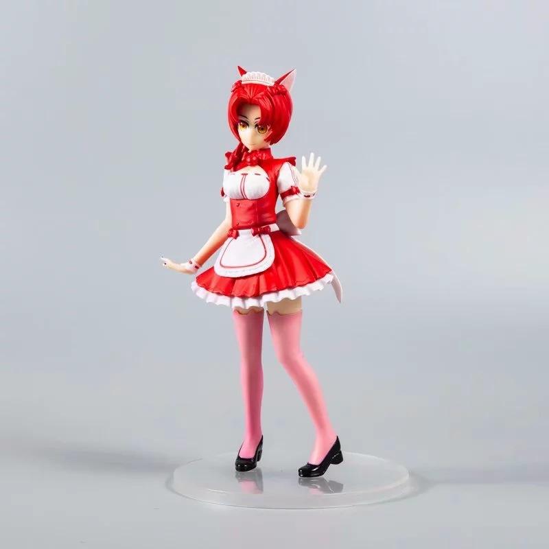 Honkai Impact 3 Himeko Standing maid Ver. PVC Action Model doll Toys 21CM