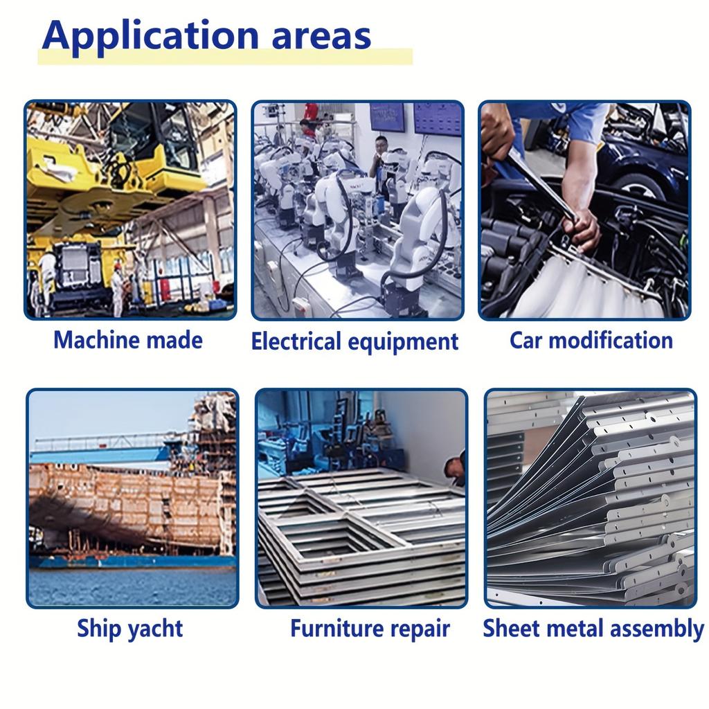 205pcs Aluminum Rivet Nut Set, Knurled Flat Head Threaded Insert Nuts, Right Hand Thread, Unthreaded, for Sheet Metal, Furniture, Automotive