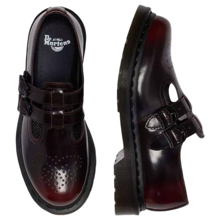 Dr. Martens 8065 Fashion Trend Mary Jane Shoes Women Shoes Brown Black 42730600