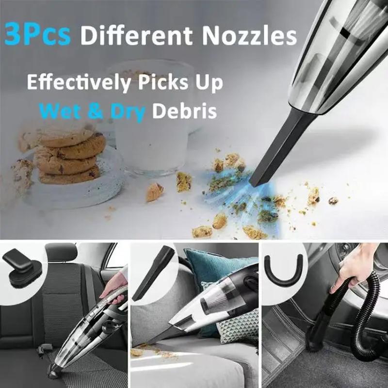 New Handheld Vacuum Cleaner Multi-Function Integrated Machine Home Car Portable Wireless High Suction Essential for Driving