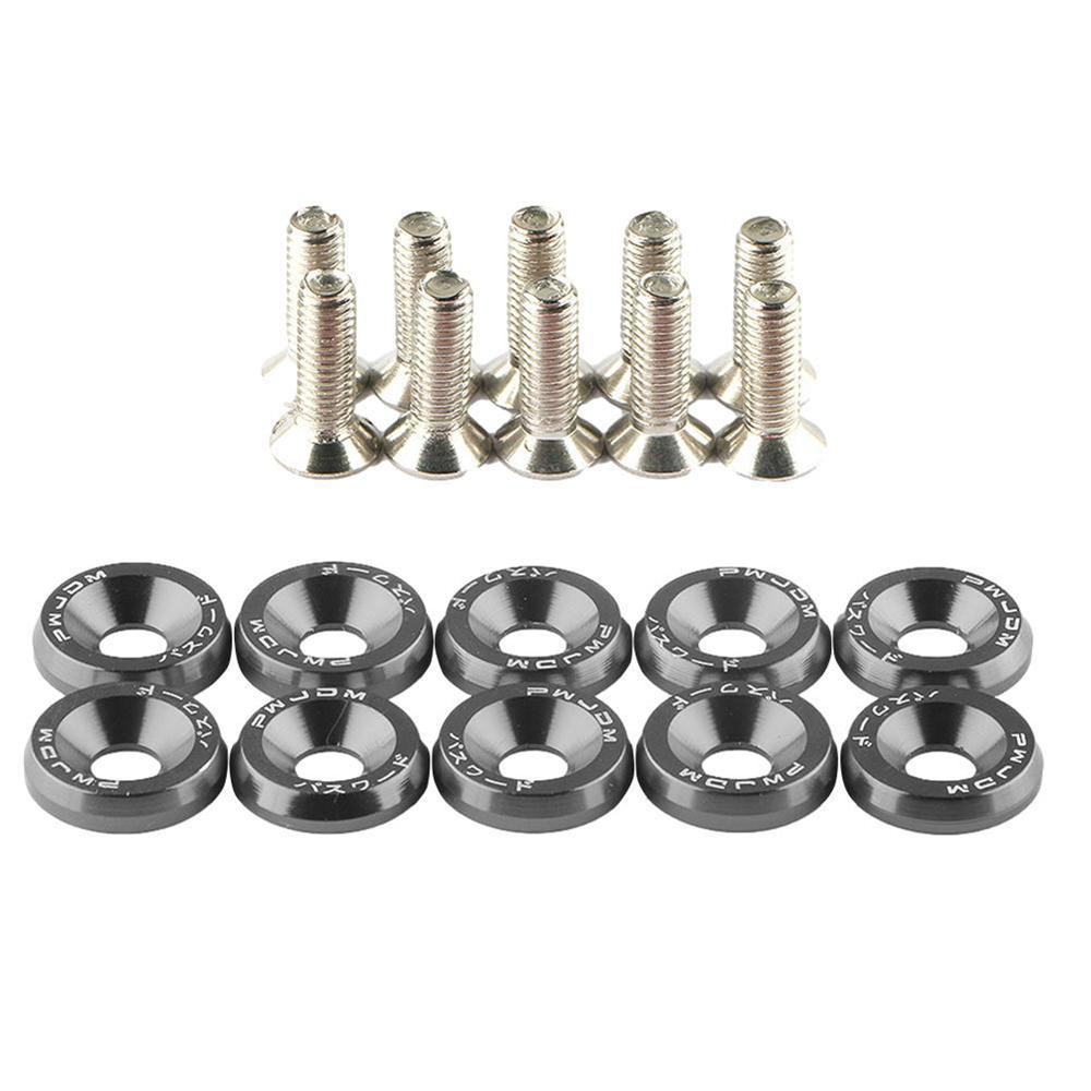 10pcs aluminum alloy countersunk washer M6 colourful Anodized Countersunk Head Bolt Washers Gasket