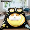 Hamster Duvet Cover King Queen Size Family Pet Guinea Pig Bedding Set for Kids Boys Girls Lovely Mini Animal 2/3pcs Quilt Cover